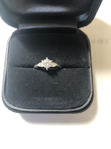 ダイヤモンドリング(指輪) pt900 0.3ct