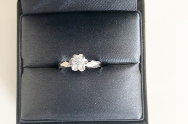 ダイヤモンドリング(指輪) k14 0.24ct