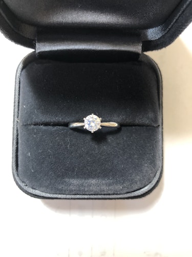 ダイヤモンドリング(指輪) pt900 0.3ct