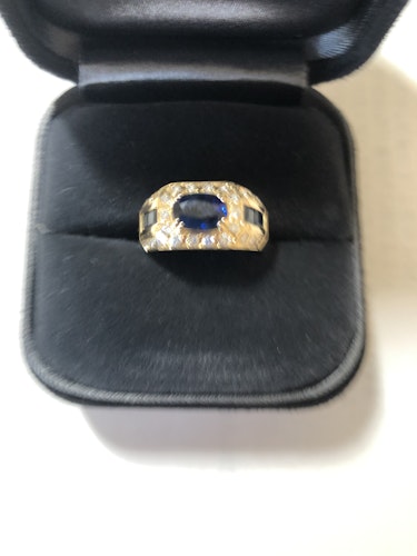 サファイアリング(指輪) 18k