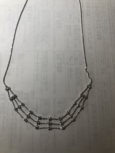 ダイヤモンドネックレス pt900 1ct