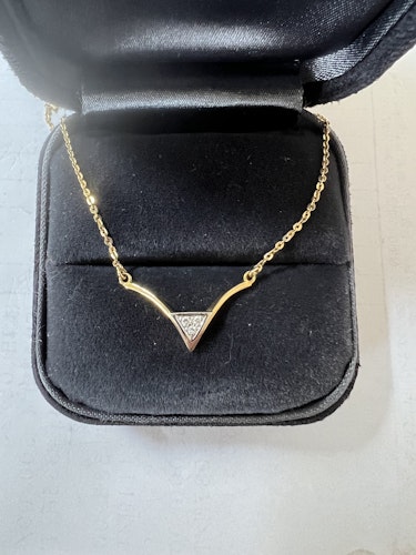 ダイヤモンドネックレス 18k