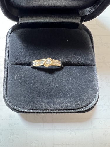 ダイヤモンドリング(指輪) 18k 0.1ct