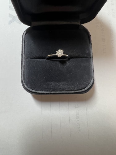 ダイヤモンドリング(指輪) pt900 0.3ct