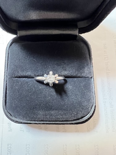 ダイヤモンドリング(指輪) pt900 0.2ct