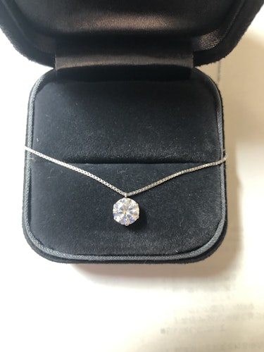 ダイヤモンドネックレス pt900 0.6ct