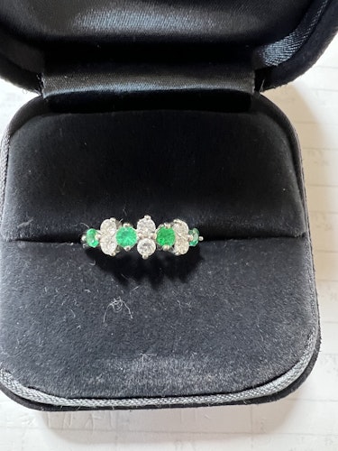 エメラルドリング(指輪) pt900