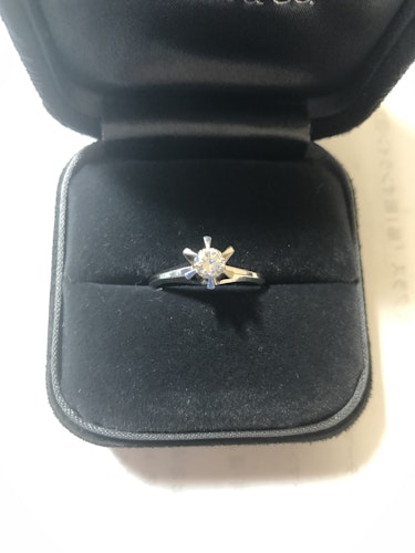 ダイヤモンドリング(指輪) pt900 0.2ct