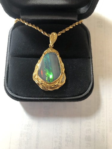 オパールネックレス 18k