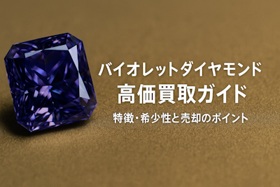 バイオレットダイヤモンド高価買取ガイド:特徴・希少性と売却のポイント