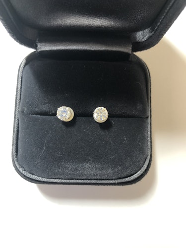 ダイヤモンドイヤリング/ピアス pt900 0.4ct