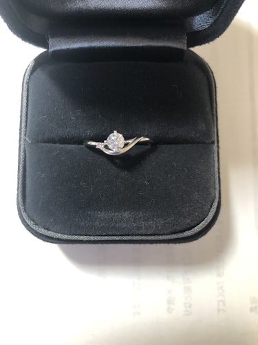 ダイヤモンドリング(指輪) pt900 0.3ct