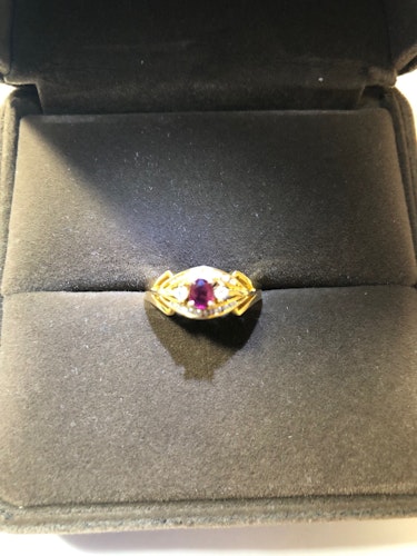 ルビーリング(指輪) k18