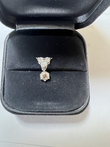 ダイヤモンドペンダント pt900 0.5ct