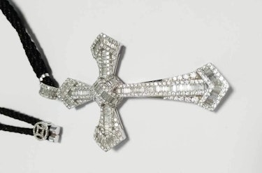 ダイヤモンドペンダント k18 10ct