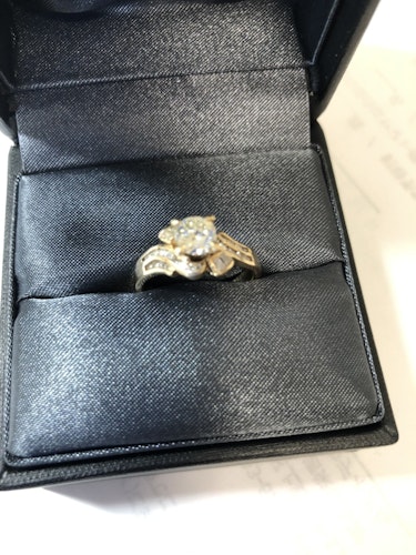 ダイヤモンドリング(指輪) K14 1ct