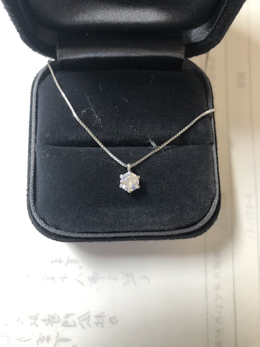 ダイヤモンドネックレス pt900 0.7ct