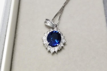 サファイアネックレス  1ct