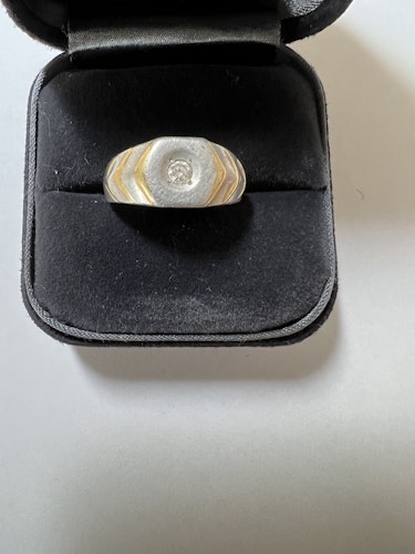 ダイヤモンドリング(指輪) pt900 18k 0.3ct