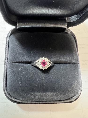 ルビーリング(指輪) pt900