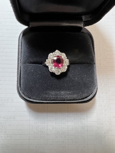 ルビーリング(指輪) pt900