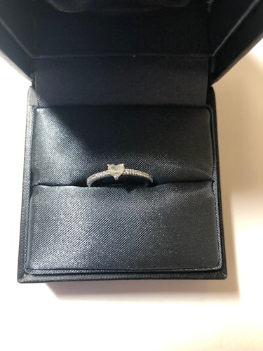 ダイヤモンドリング(指輪) ハートシェイプ 0.2ct