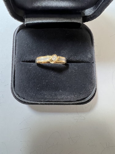 ダイヤモンドリング(指輪) 18k pt900 0.2ct