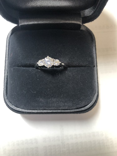 ダイヤモンドリング(指輪) pt900 0.3ct