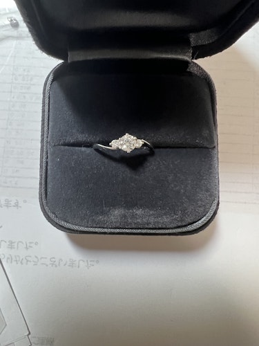 ダイヤモンドリング(指輪) pt900 0.3ct