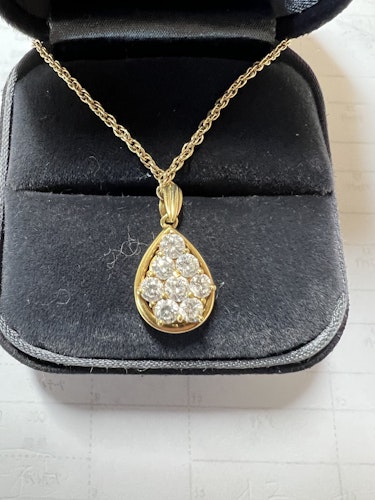 ダイヤモンドペンダント 18k