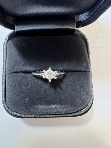 ダイヤモンドリング(指輪) pt900 0.2ct