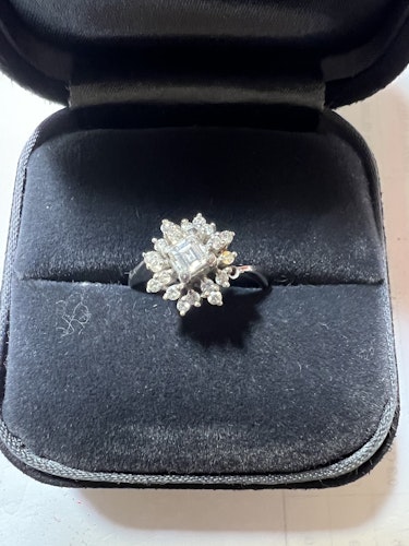 ダイヤモンドリング(指輪) pt900 1.5ct