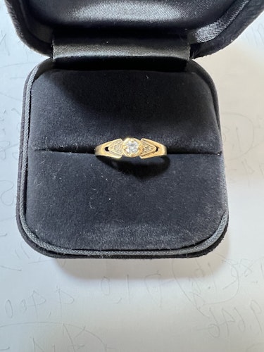 ダイヤモンドリング(指輪) 18k 0.2ct
