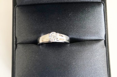 ダイヤモンドリング(指輪) pt950 ブルガリ 0.36ct