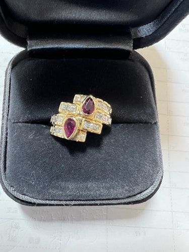 ルビーリング(指輪) 18k