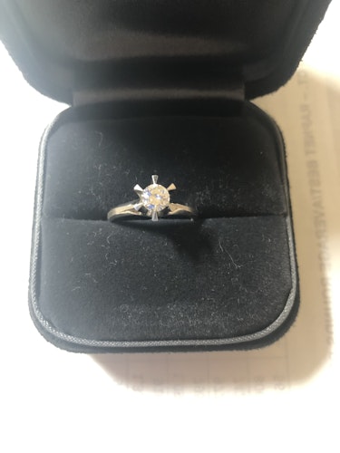 ダイヤモンドリング(指輪) pt900 0.5ct