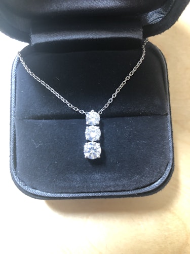 ダイヤモンドネックレス pt900 1ct