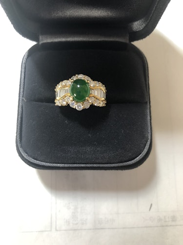 エメラルドリング(指輪) 18k