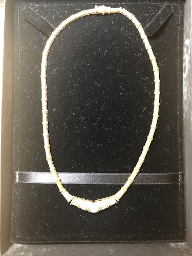 ダイヤモンドネックレス 18k 10ct