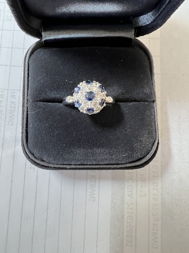 サファイアリング(指輪) 18k