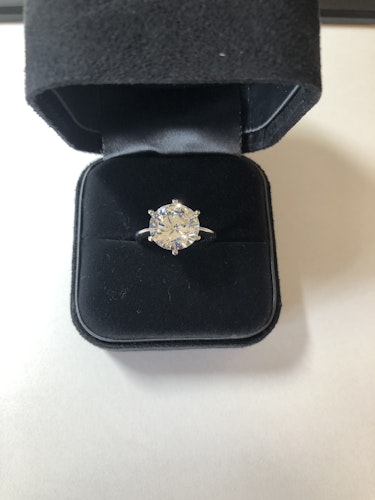 ダイヤモンドリング(指輪) pt900 6.3ct