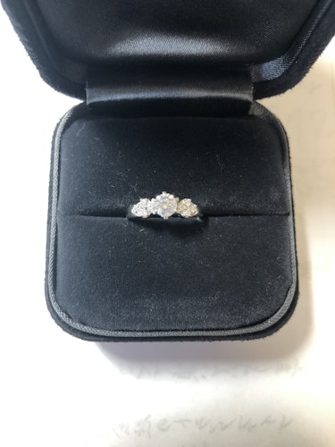 ダイヤモンドリング(指輪) pt900 0.4ct