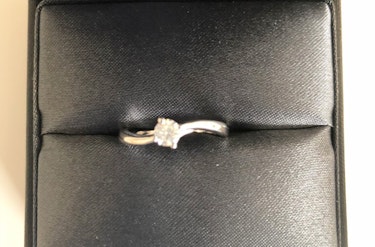 ダイヤモンドリング(指輪) k14 0.3ct