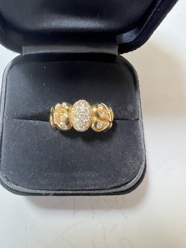 ダイヤモンドリング(指輪) 18k 1ct