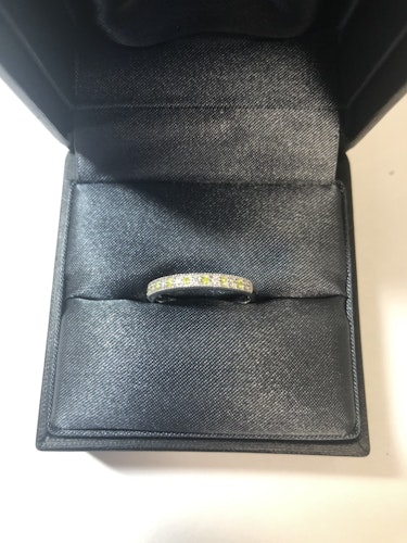 ダイヤモンドリング(指輪) pt900 ハーフエタニティリング 0.5ct