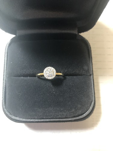 ダイヤモンドリング(指輪) 18k 1ct