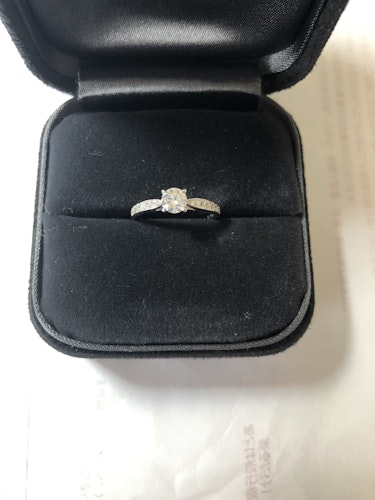 ダイヤモンドリング(指輪) pt900 0.3ct