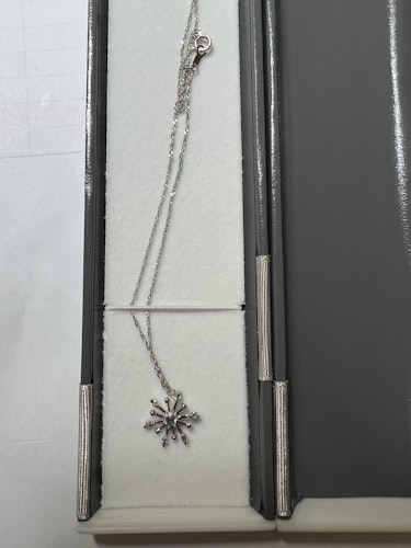 ダイヤモンドネックレス pt900