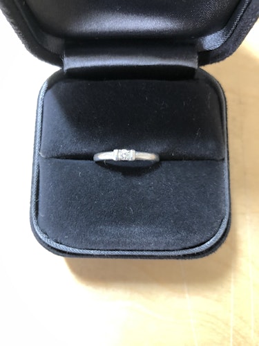ダイヤモンドリング(指輪) pt900 0.1ct