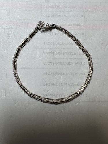 ダイヤモンドブレスレット pt900